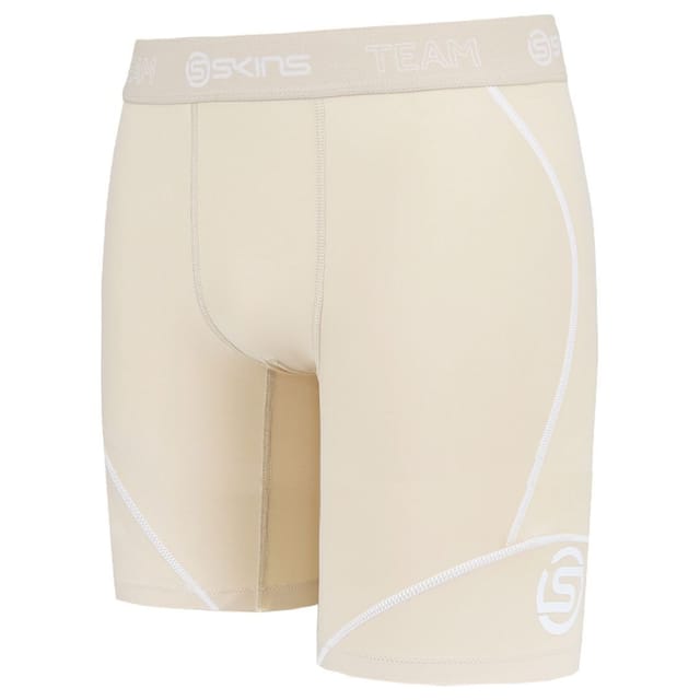 Skins Skins Men's DNAmic Natural Beige Compression Shorts in Light Beige - 2