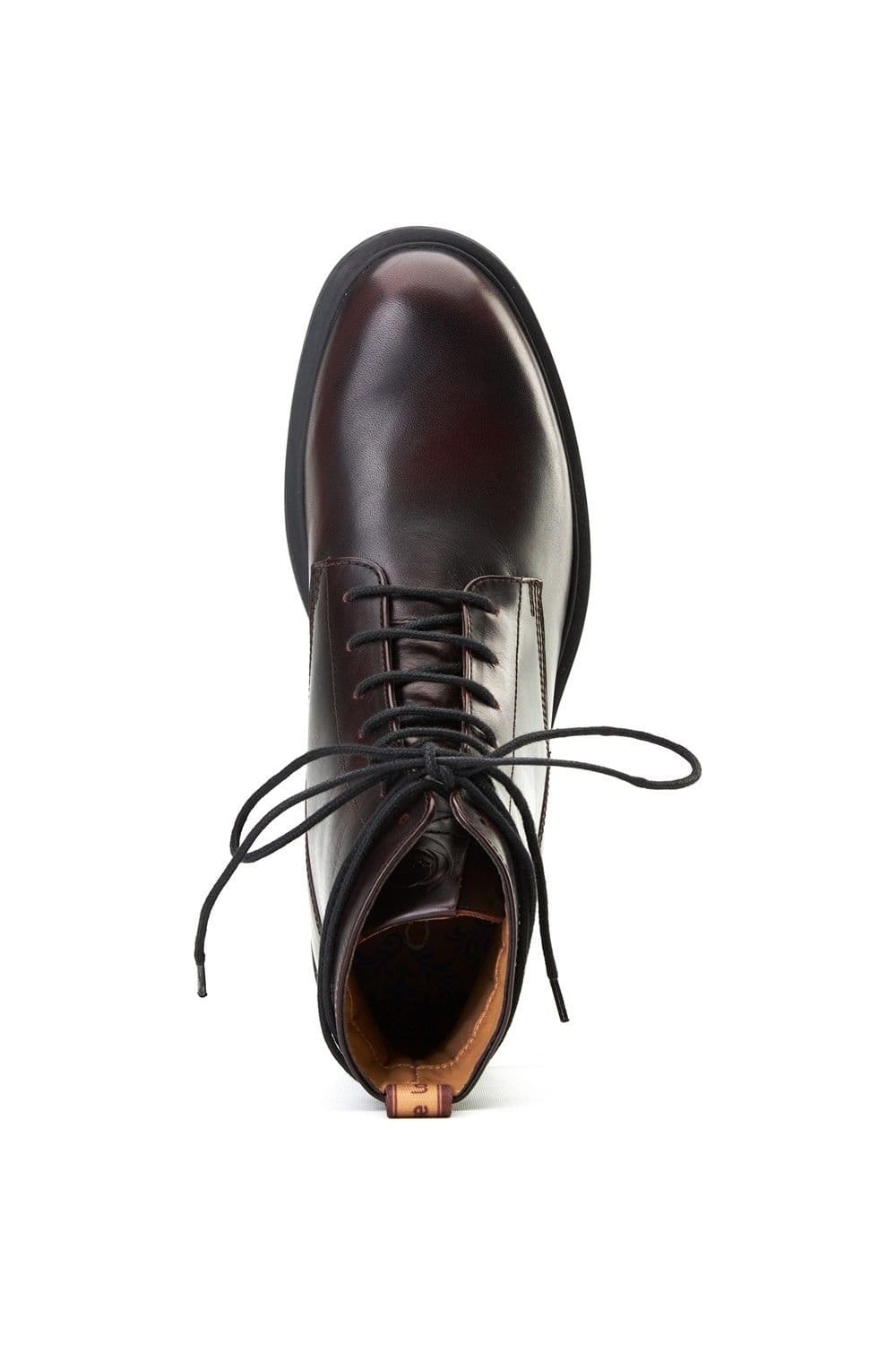 Base London Base London Men's Brunel 7 Eyelet Boot in Wine - 4