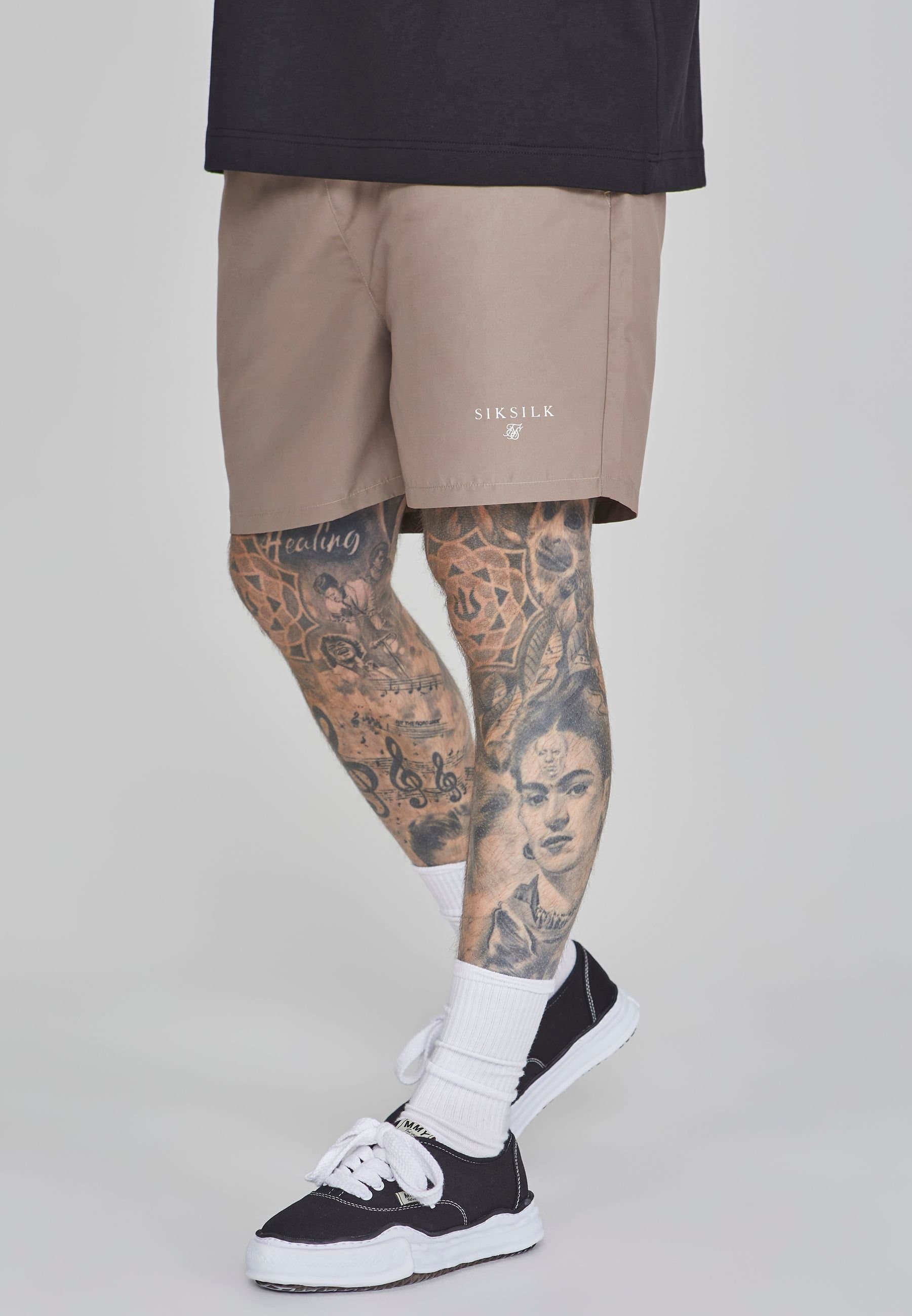 SikSilk SikSilk Men's Swim Shorts in Brown