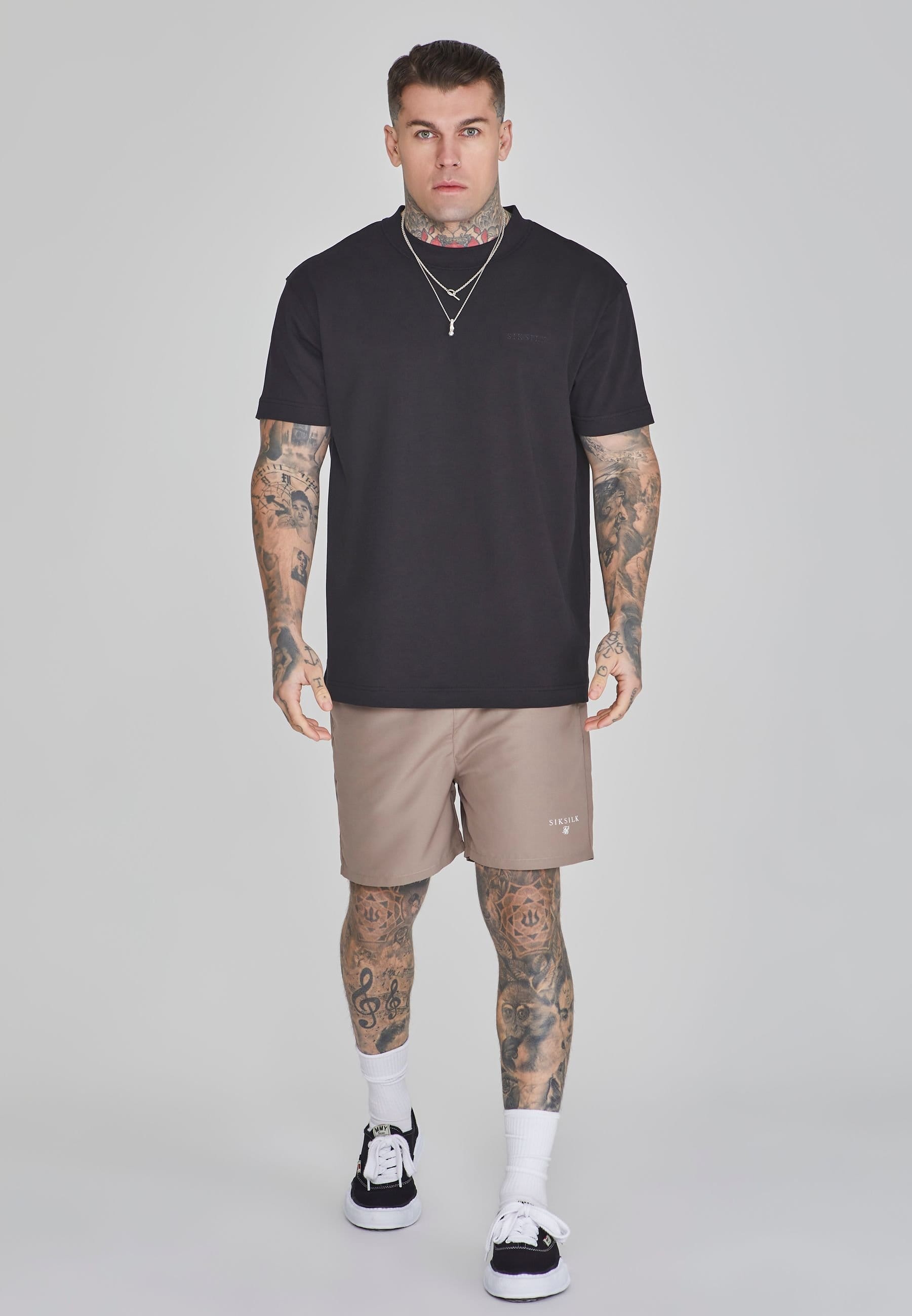 SikSilk SikSilk Men's Swim Shorts in Brown - 4