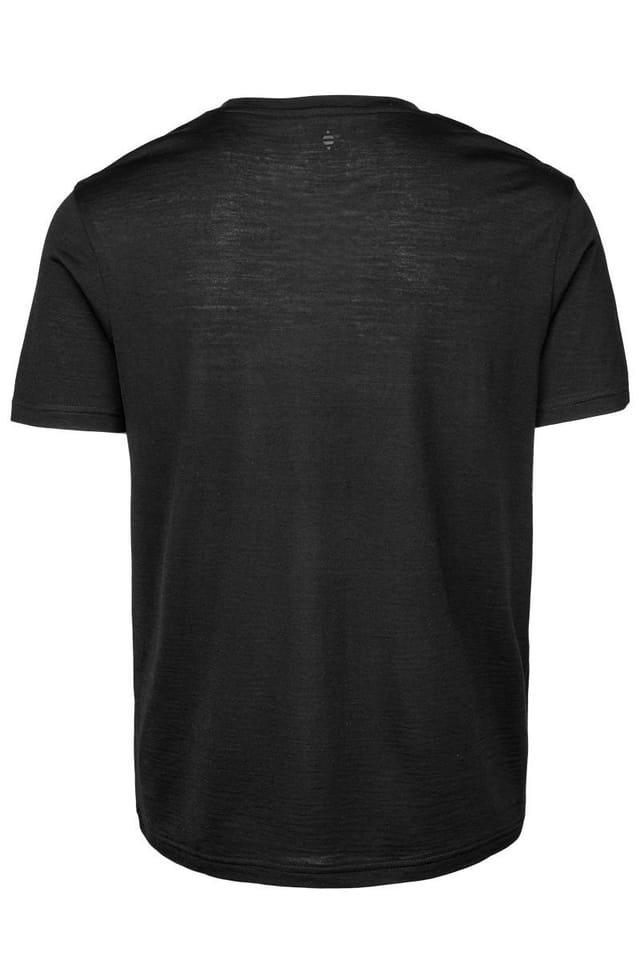 Panos Emporio Panos Emporio Men's Merino Wool T-Shirt in Black - 2