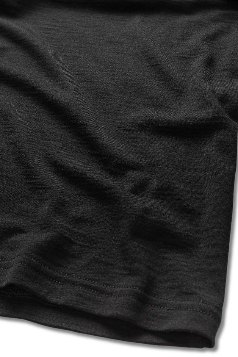 Panos Emporio Panos Emporio Men's Merino Wool T-Shirt in Black - 4