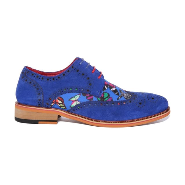 JUSTINREESS ENGLAND JUSTINREESS ENGLAND Men's 'Julio' Suede Leather Shoes in Navy - 2