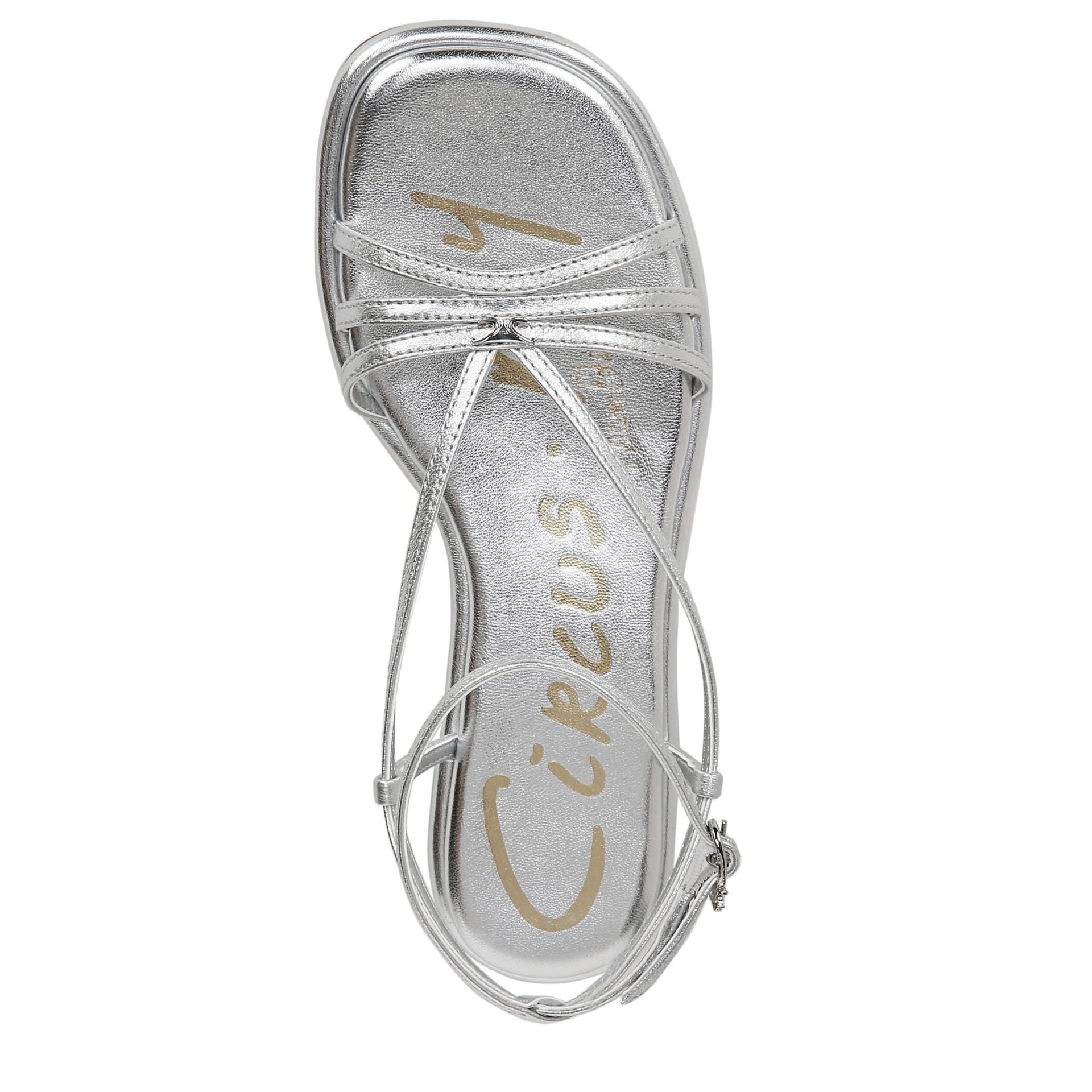 Sam Edelman Sam Edelman Women's Circus NY Olana Flat Sandal in Silver - 4