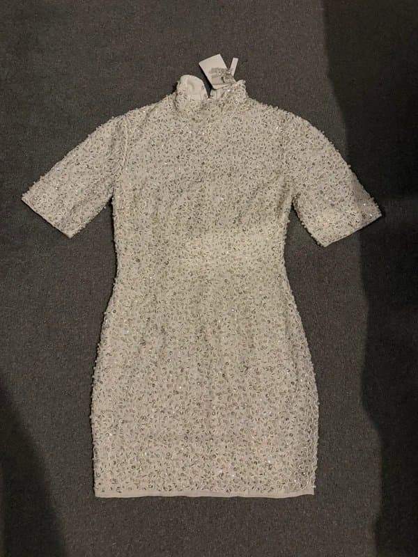 ASOS Asos embellished dress with pearls