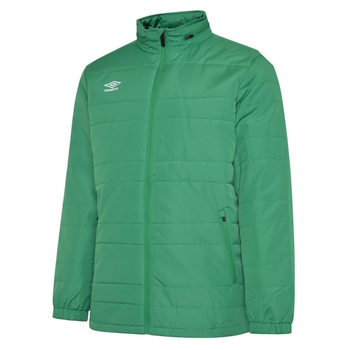 Umbro Umbro Men's Club Essential Bench Jacket in Emerald