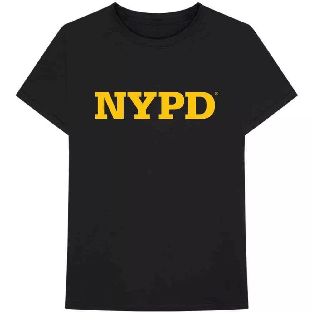 NYC New York Color NYC New York Color Men's New York City Text Cotton Logo T-Shirt in Black