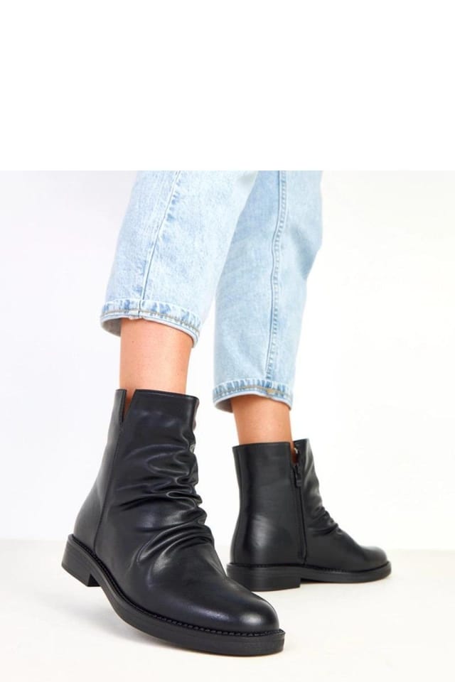 Love Lace Love Lace Women's Classic Everyday Ankle Boots in with Comfort Heel in Black - 3