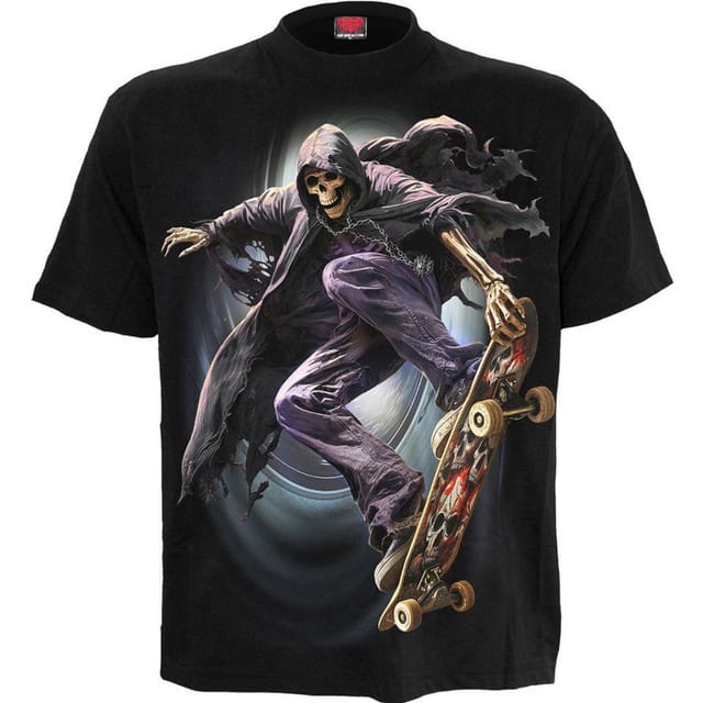Spiral Direct Spiral Direct Men's Soul Boarder Back Print T-Shirt in Black - 2