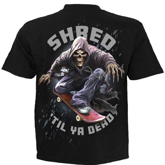 Spiral Direct Spiral Direct Men's Soul Boarder Back Print T-Shirt in Black - 3