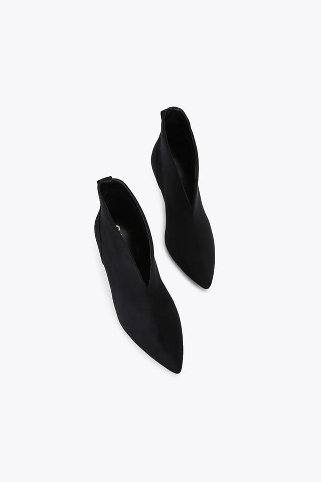 Carvela Carvela Women's 'Flute Shoe Boot Wide Fit' Fabric Boots in Black - 2