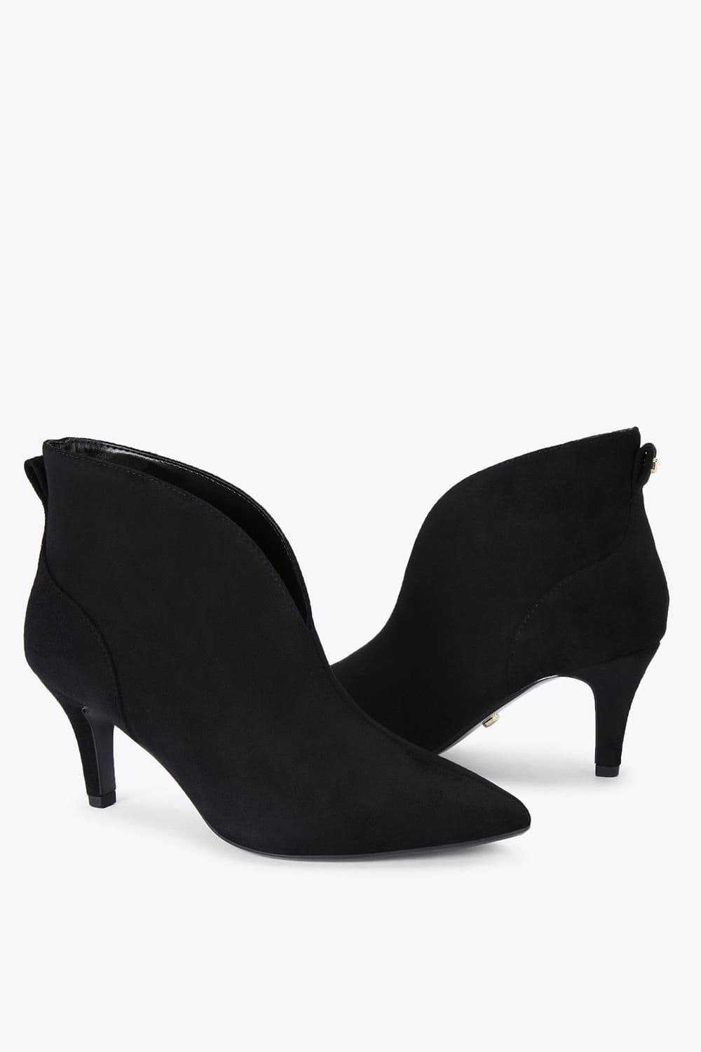 Carvela Carvela Women's 'Flute Shoe Boot Wide Fit' Fabric Boots in Black - 4