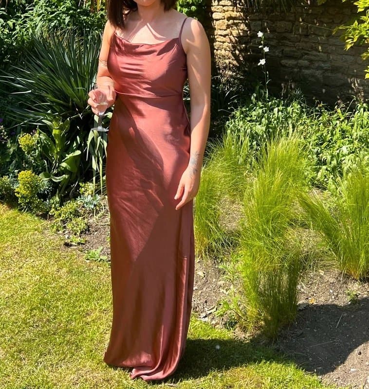 ASOS Rust Silk dress