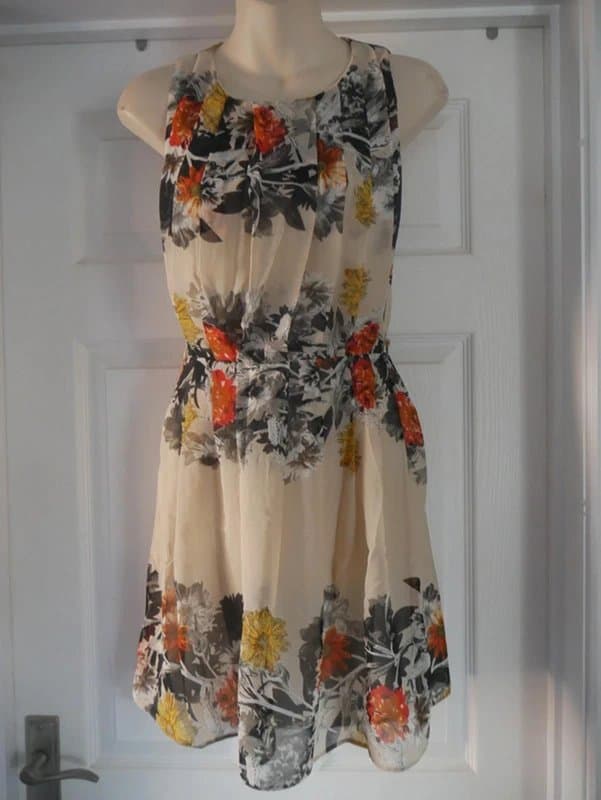 Atmosphere Floral Atmosphere Dress Ladies Size 8 Wedding Summer Holiday Party Chiffon
