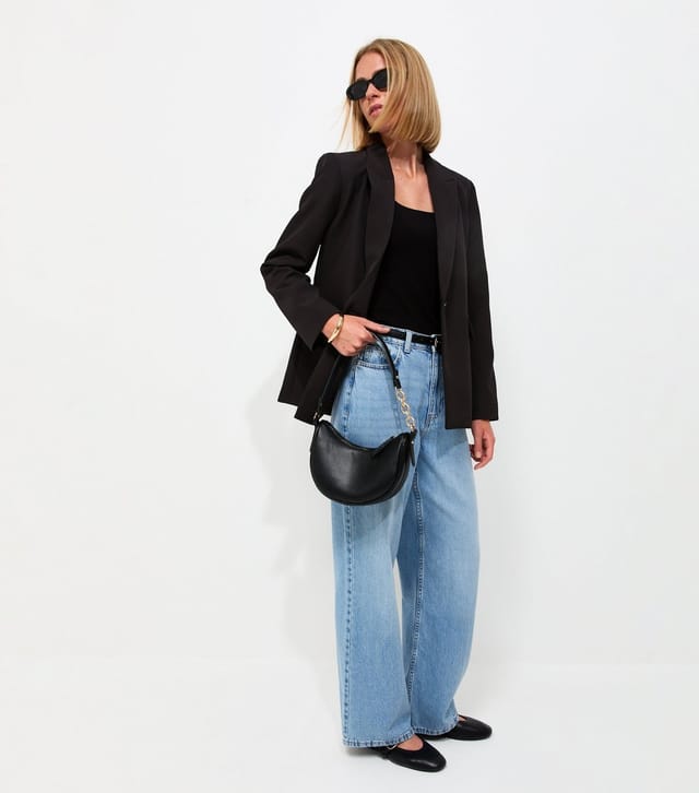 New Look Women's Black Single Breasted Blazer Jacket New Look - 3