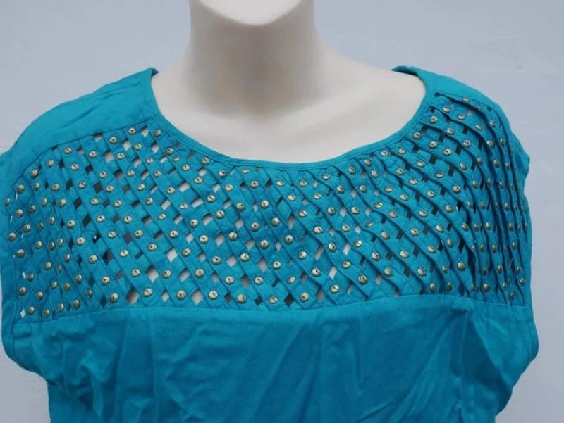 New Look New Look Playsuit Ladies Size 10 Green Beaded Summer Party Play Suit Shorts