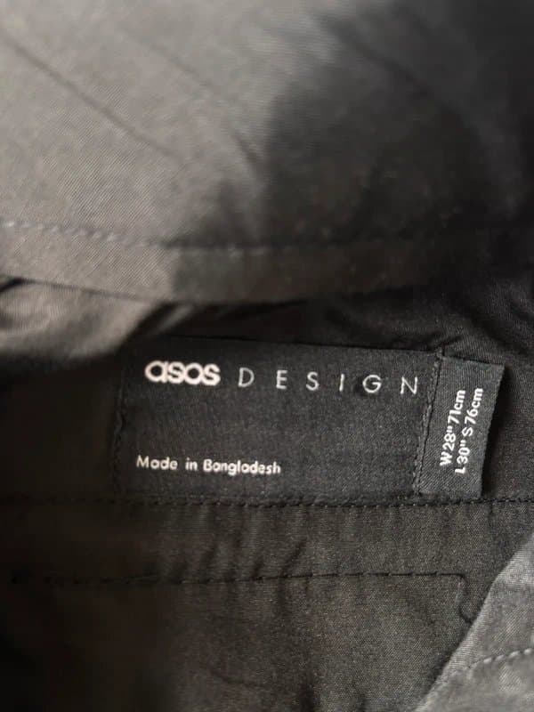 ASOS Design ASOS Design black slim fit tailored trousers