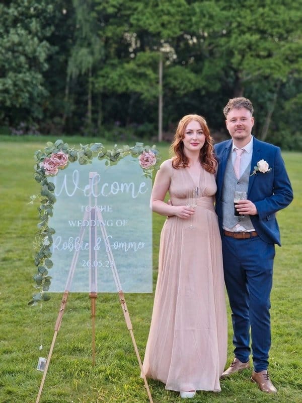 ASOS Blush Pink/Nude Full-Length Bridesmaid Dress