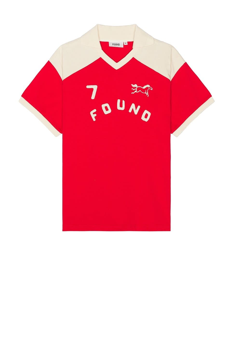 revolve Revolve Goji Red Collar Print Jersey