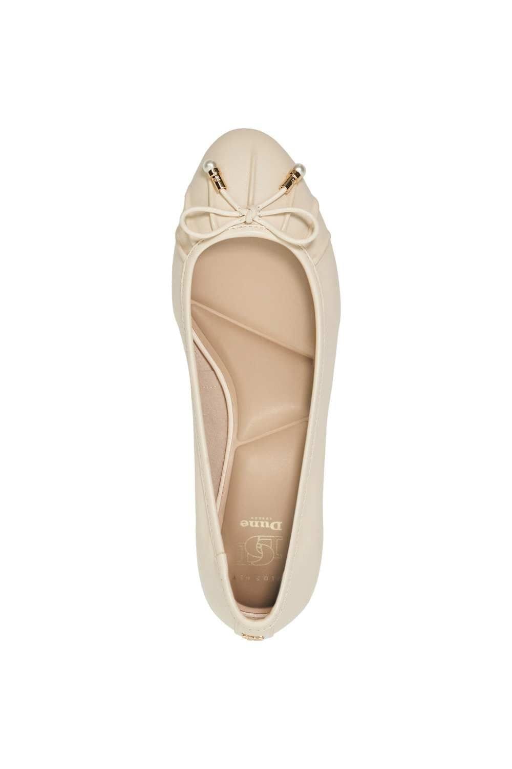 Dune London Dune London Women's Wide Fit 'Amazing' Leather in Natural - 4