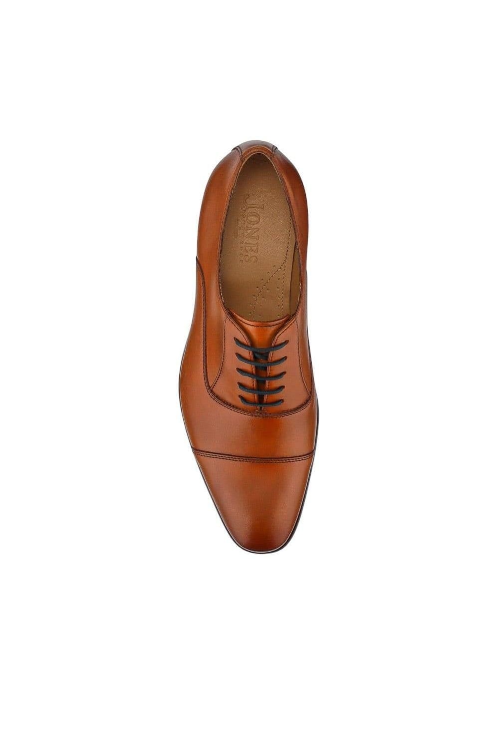 Jones Bootmaker Jones Bootmaker Men's Marvin Leather Oxford Shoes in Tan - 4