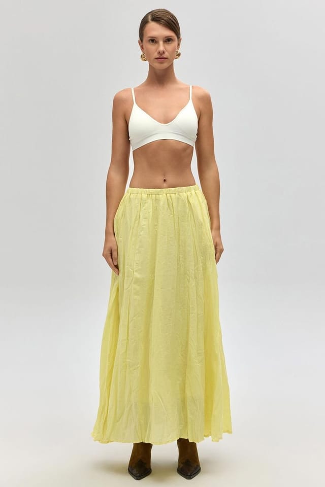 MAI STUDIOS CO. MAI STUDIOS CO. Women's Jayla Maxi Skirts in Amber - 3