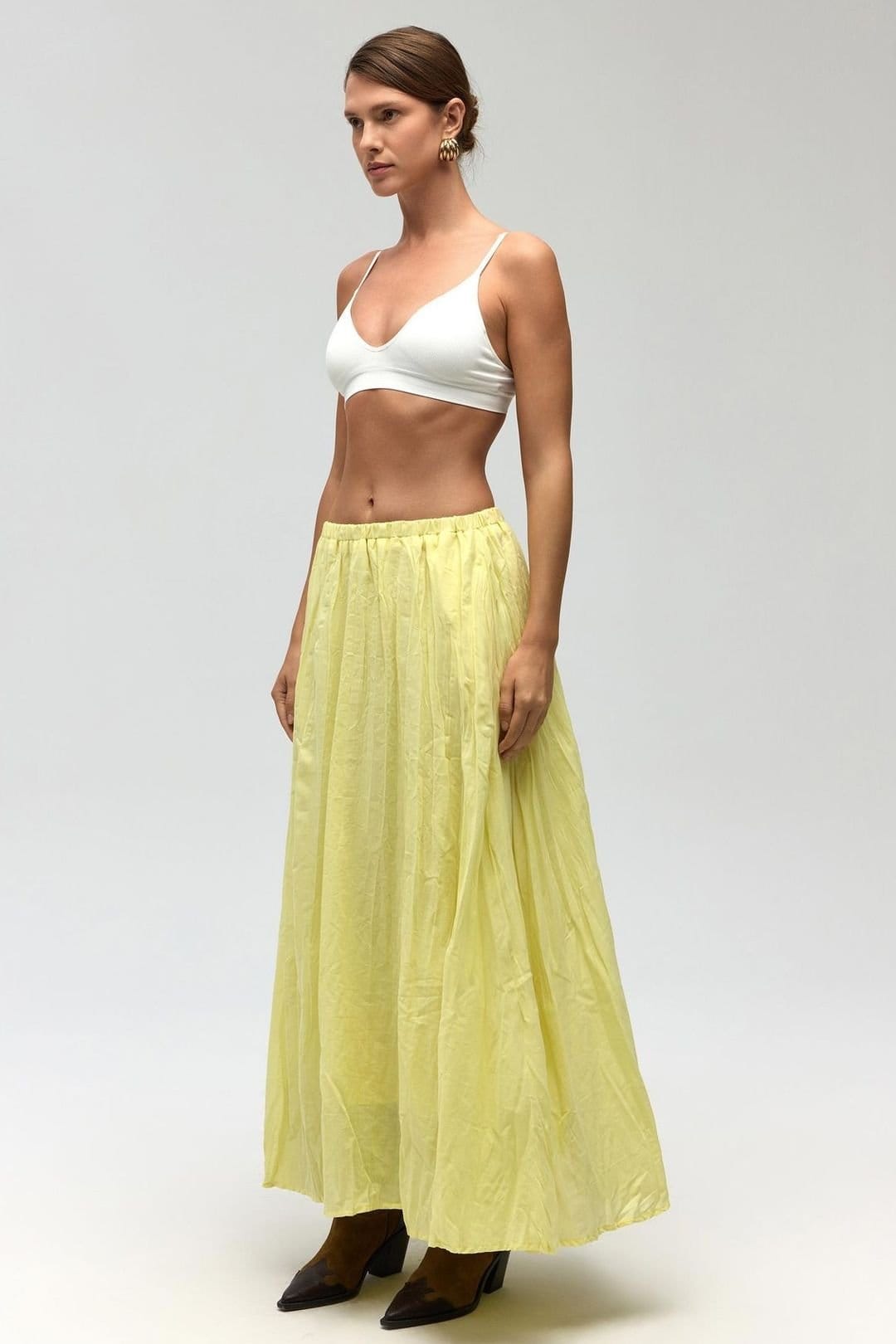 MAI STUDIOS CO. MAI STUDIOS CO. Women's Jayla Maxi Skirts in Amber - 4