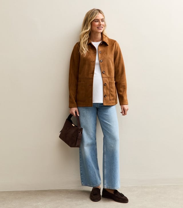 New Look Women's Maternity White Crew Neck T-Shirt New Look - 3