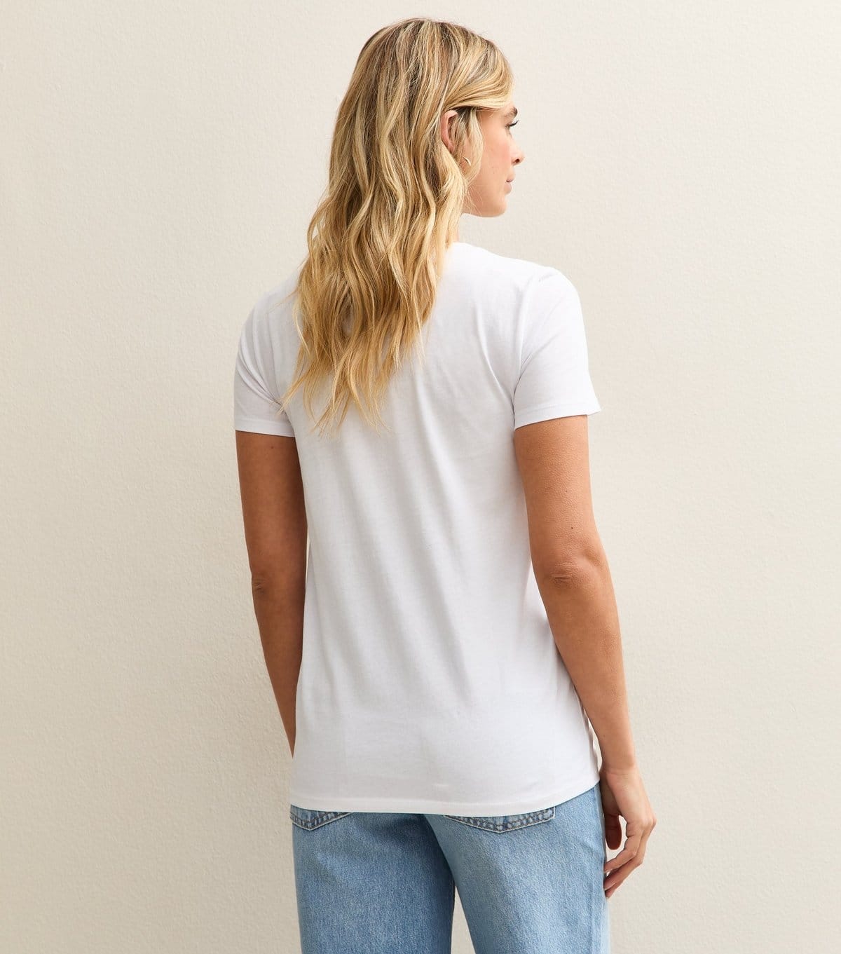 New Look Women's Maternity White Crew Neck T-Shirt New Look - 4