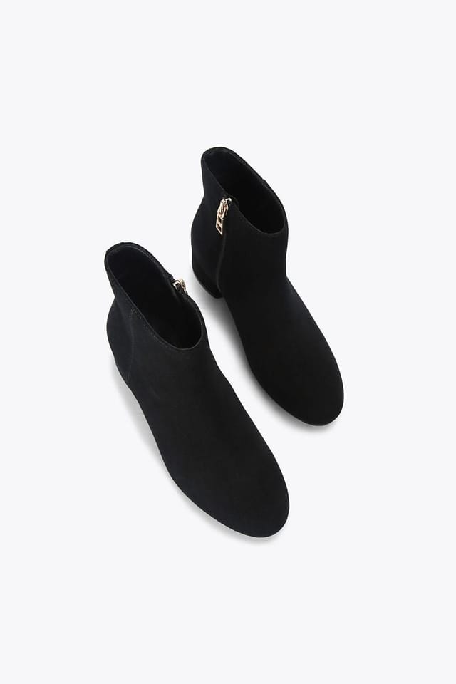 Carvela Carvela Women's 'Gaia Ankle' Suede Boots in Black - 2