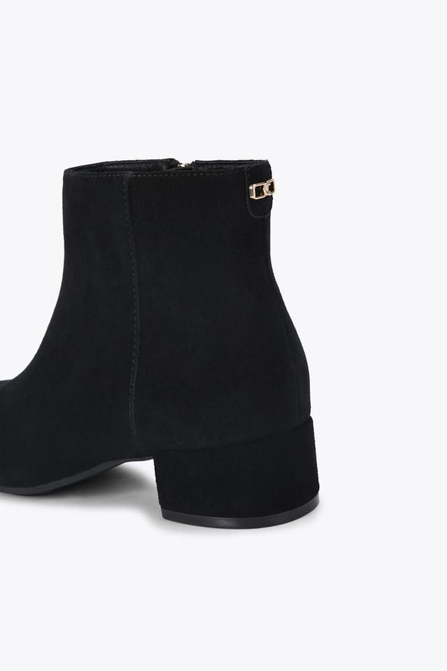 Carvela Carvela Women's 'Gaia Ankle' Suede Boots in Black - 3