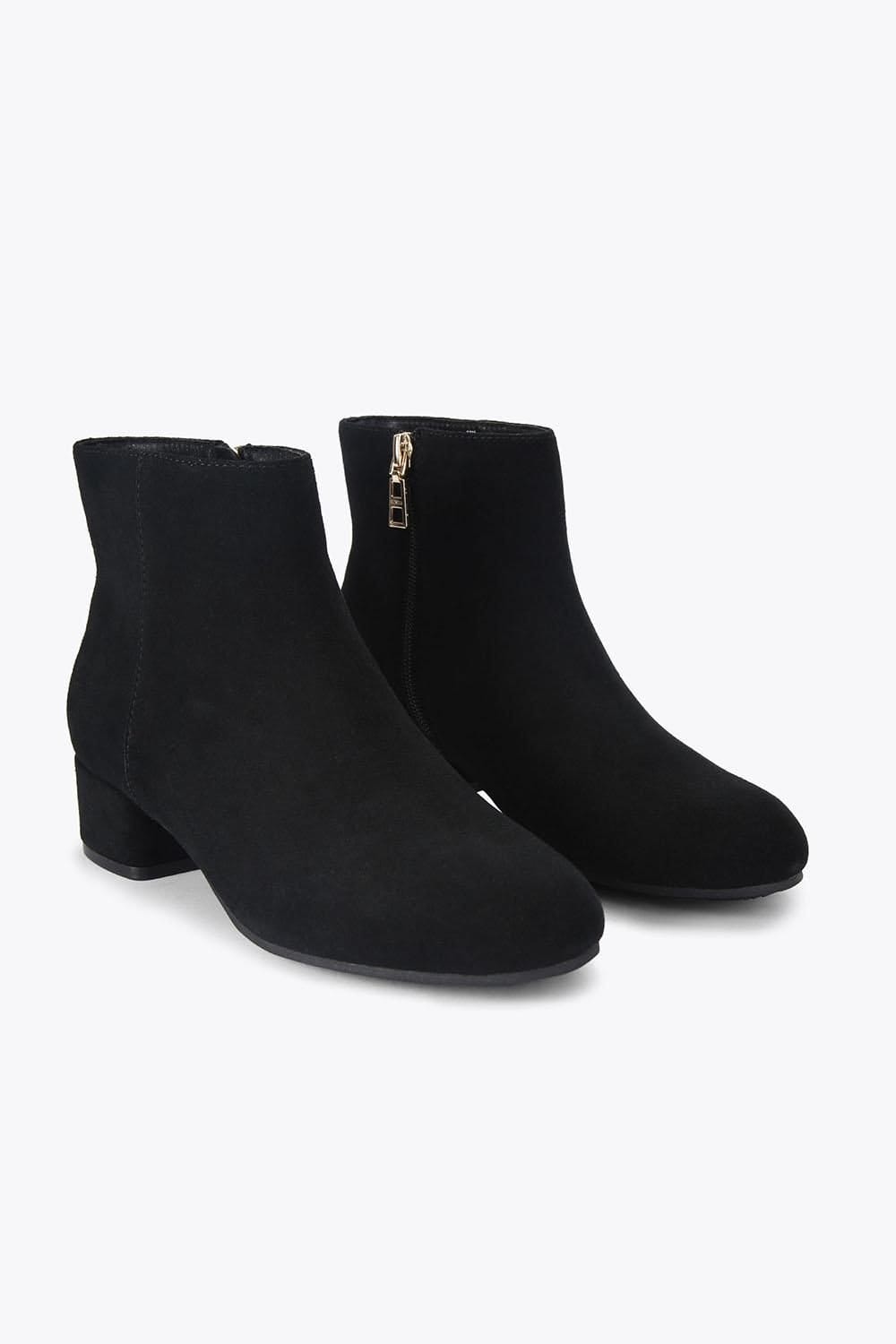 Carvela Carvela Women's 'Gaia Ankle' Suede Boots in Black - 4