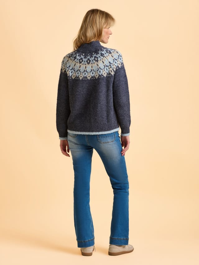 Brakeburn Brakeburn Women's Windswept Jumper in Navy - 2