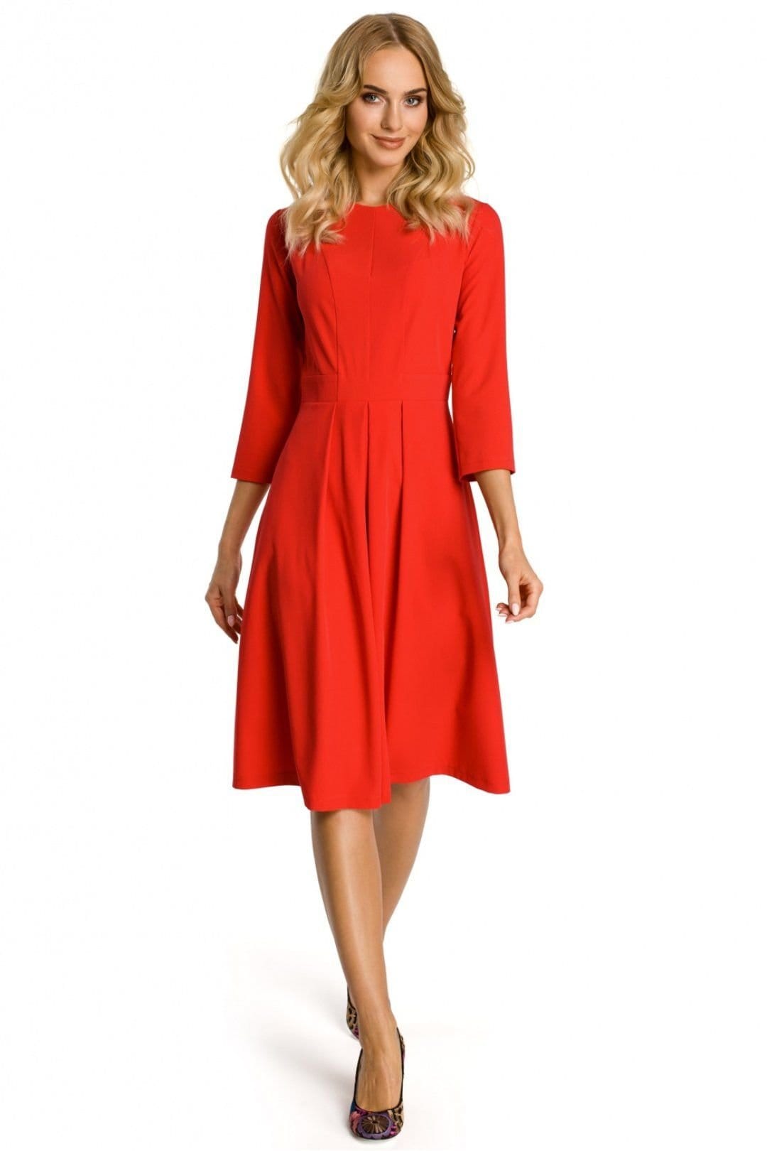 Love Lace Red 3/4 Sleeve Daydress