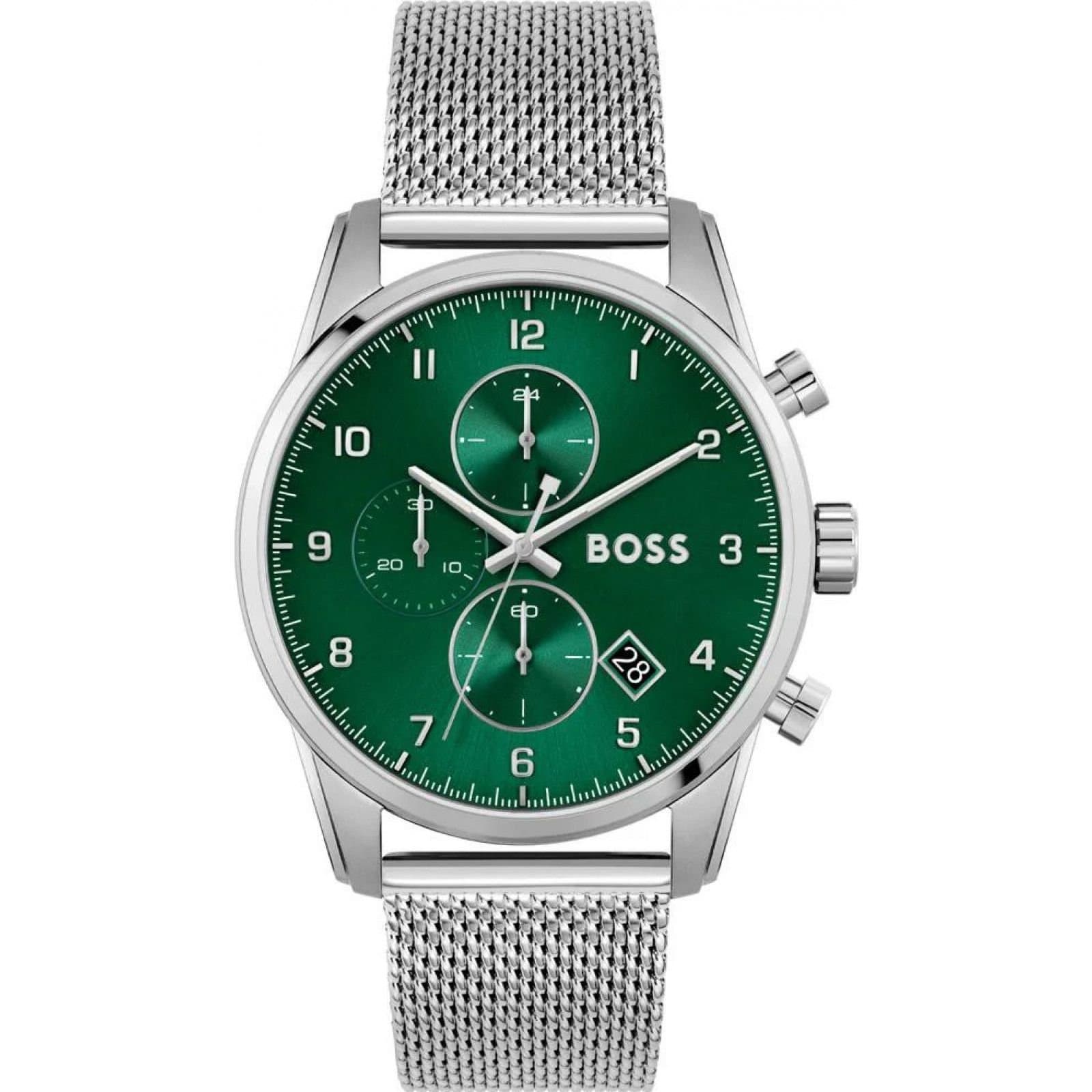 Boss BOSS Men's 1513938 44mm Quartz Watch in Silver