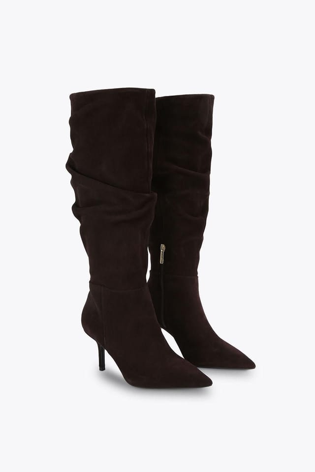 Carvela Carvela Women's 'Spirit Slouch Boot' Suede Boots in Brown - 2
