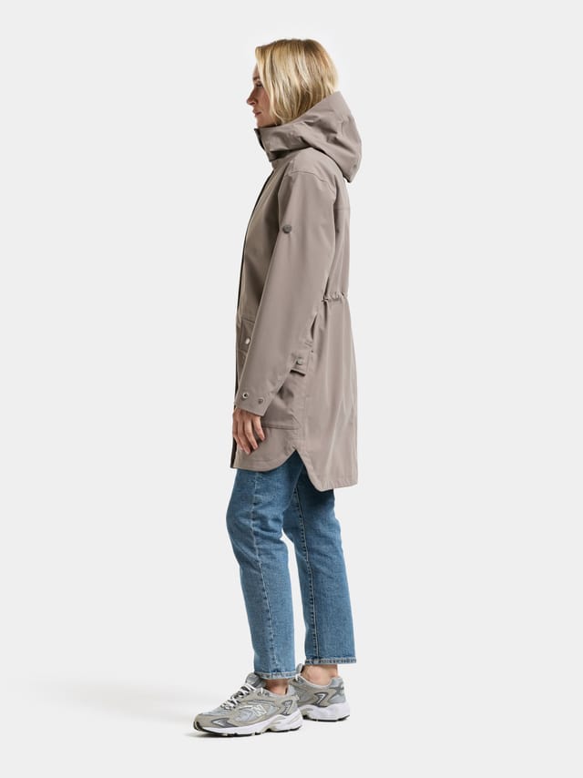 Didriksons Didriksons Women's Gwen Parka in Taupe - 3