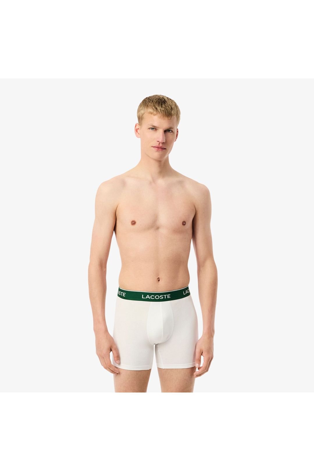 Lacoste Lacoste Men's 3 Pack Boxer Briefs DTM Black/Grey/White - 4