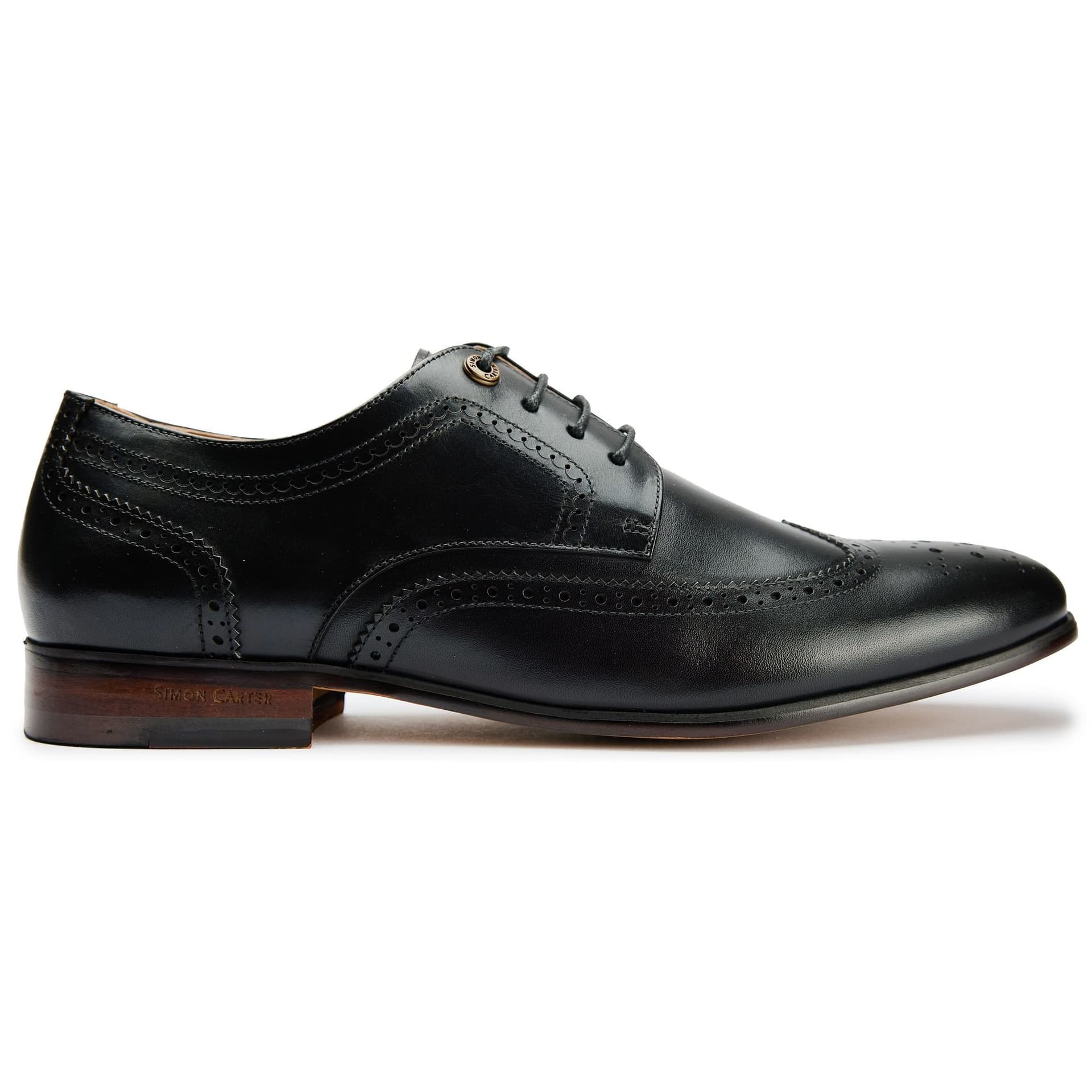 Simon Carter SIMON CARTER Men's Arne Brogue Shoes in Black