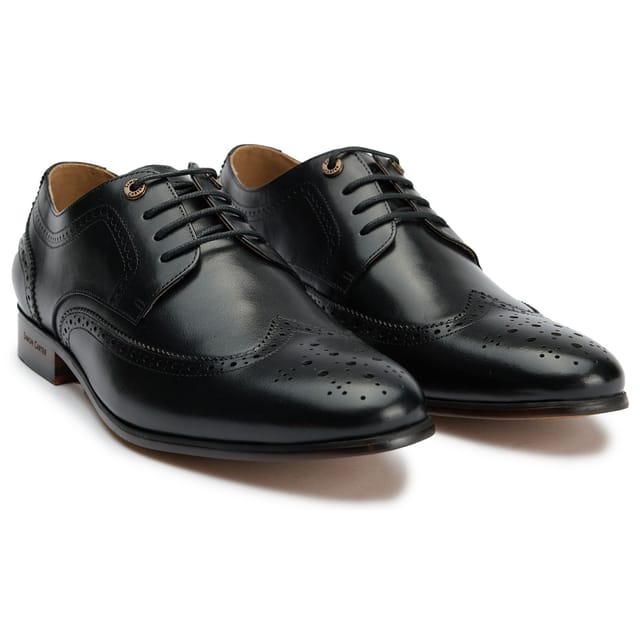 Simon Carter SIMON CARTER Men's Arne Brogue Shoes in Black - 2