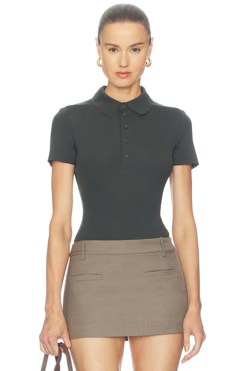 revolve Neoprene Polo Bodysuit