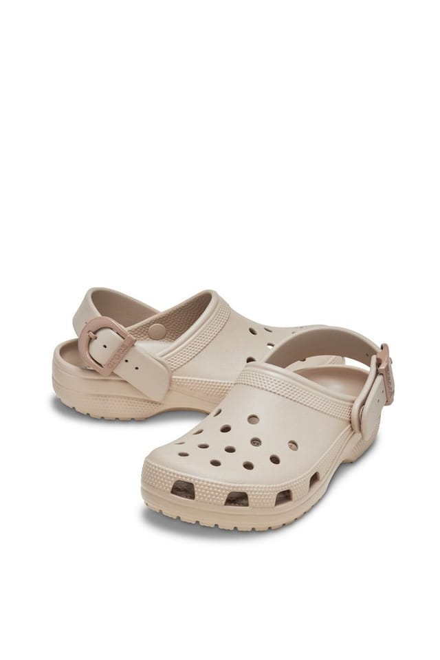 Crocs Crocs Women's Classic Buckle Clog in Beige - 3