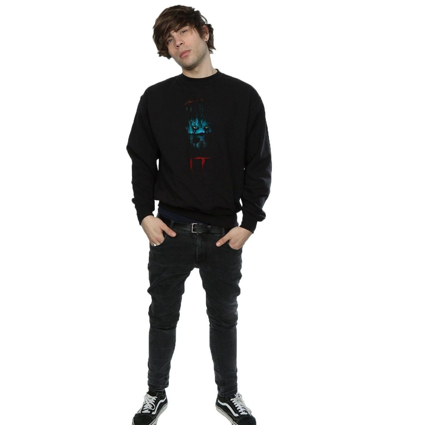 IT IT Men's Pennywise Sewer Sweatshirt in Black - 4