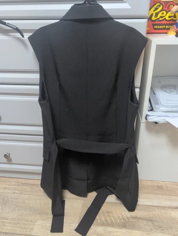 ASOS Asos Design waistcoat dress (top), size 8.