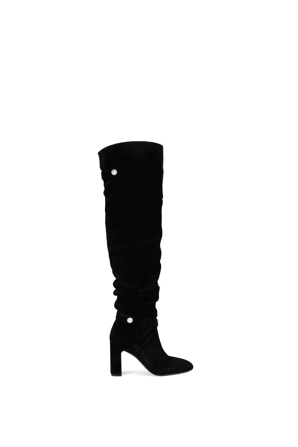 Carvela Carvela Women's 'Jackpot Slouch Otk' Suede Boots in Black