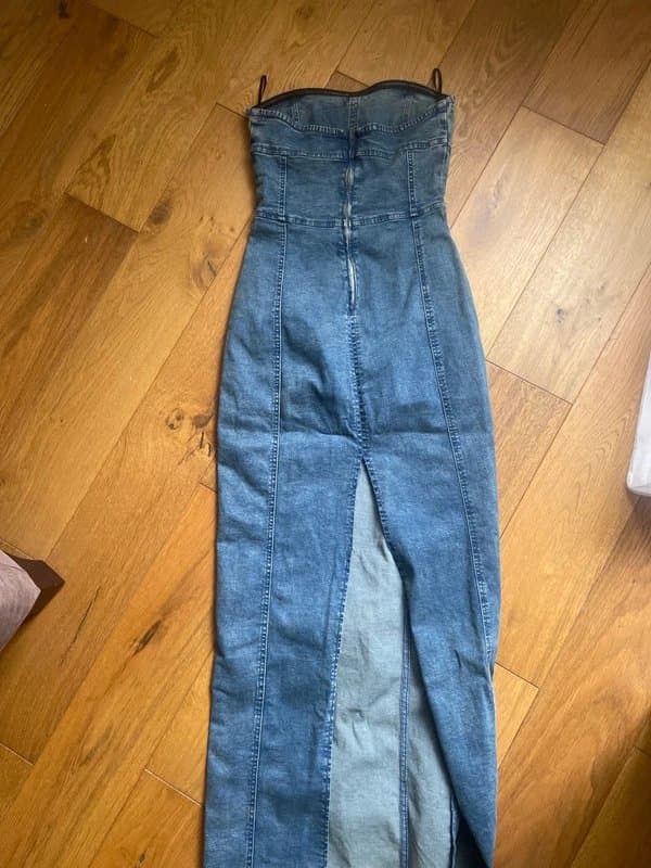 Bershka Bershka denim maxi dress