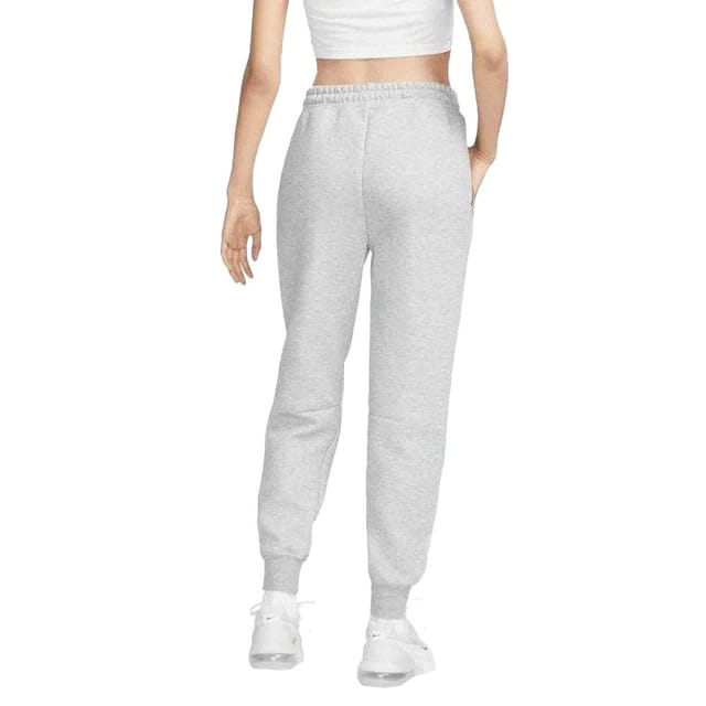 Nike Nike Women's Fleece Tech Sports Jogging Bottoms in Light Grey - 2