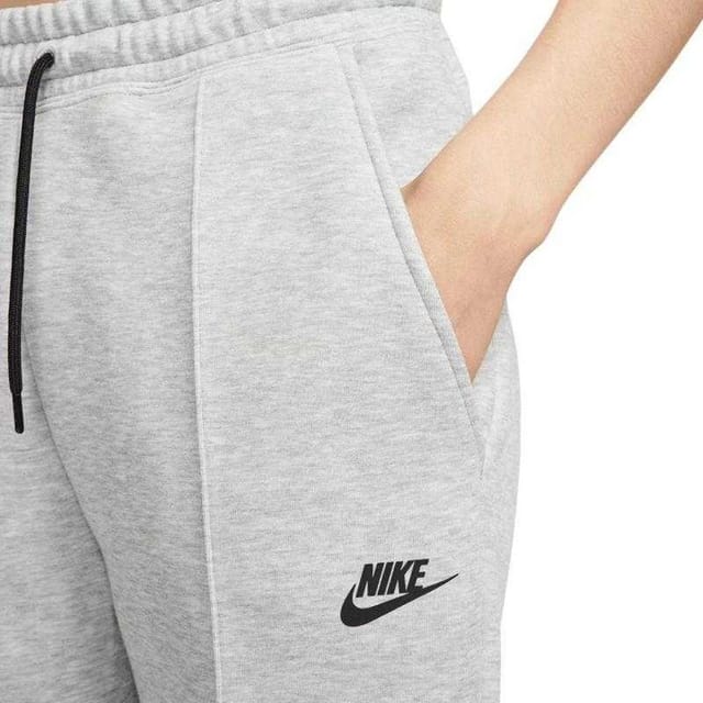 Nike Nike Women's Fleece Tech Sports Jogging Bottoms in Light Grey - 3