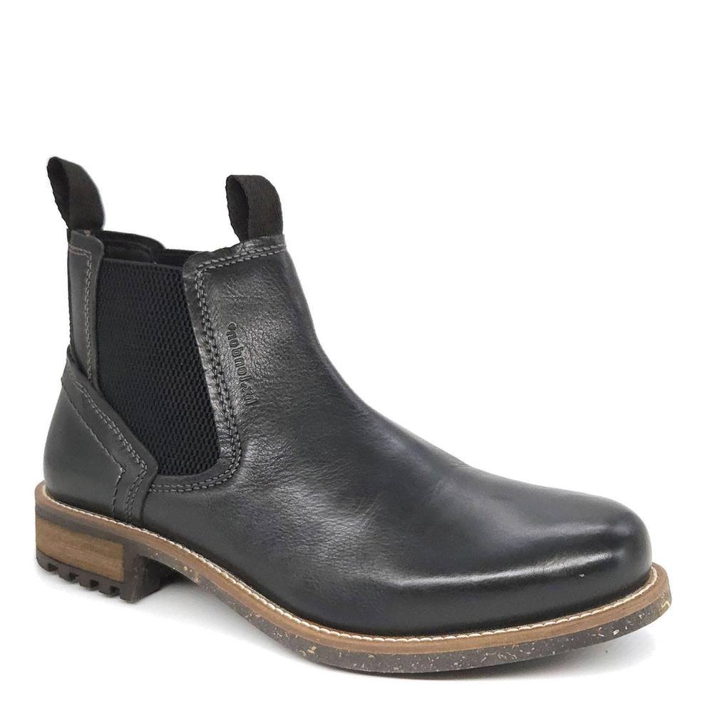HX London HX London Men's Merton Leather Chelsea Boots in Black - 4