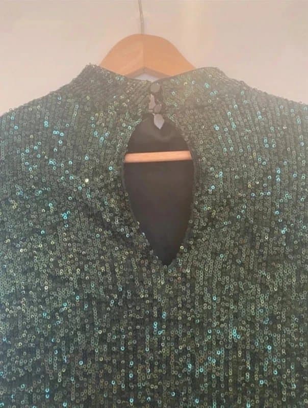 Et Vous Et Vous Green Sequin Dress – Size 10